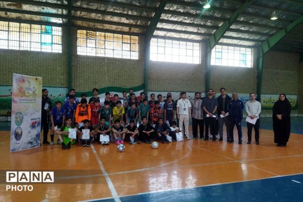 اختتامیه مسابقات فوتسال بین‌مدرسه‌ای پسران جام اقتدار ایران در پردیس