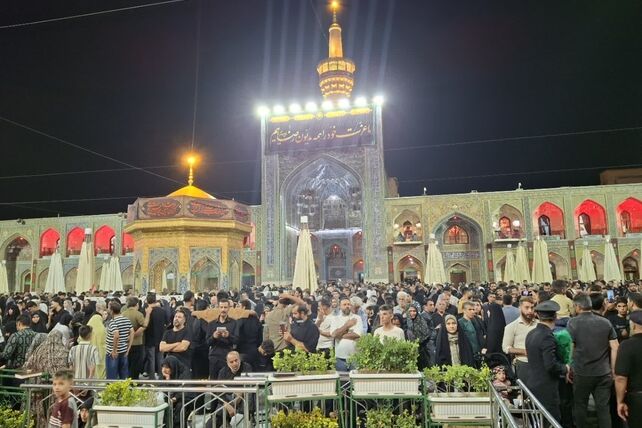 عزاداری سالروز شهادت امام رئوف در مشهدالرضا(ع)