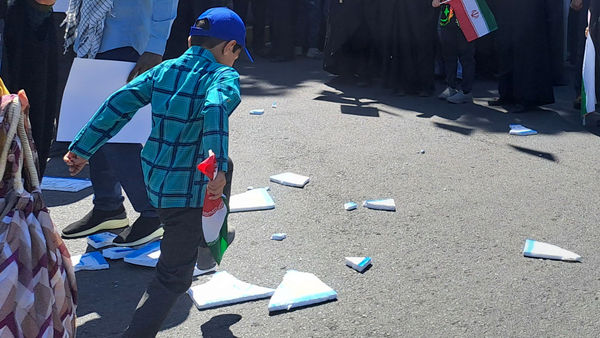 راهپیمایی روز قدس همراه با تشییع پیکر شهید صداقت در قم