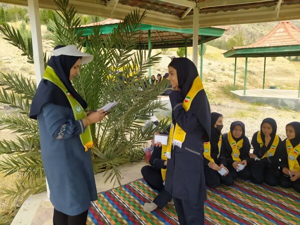 اردوی مهارتی تشکیلاتی پیشتازان دختر مقطع متوسطه اول ناحیه سه شیراز 