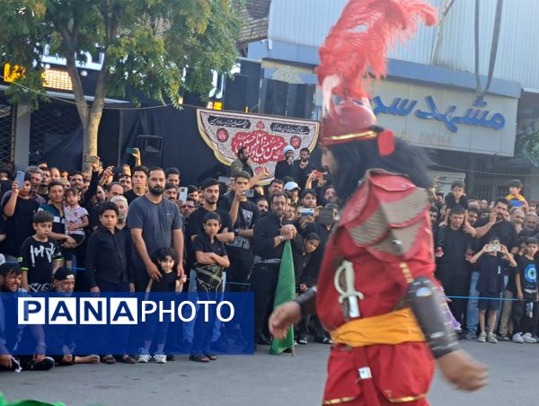 برپایی مراسم خیمه سوزان عصر عاشورا به یاد خاندان پاک اباعبدالله(ع)