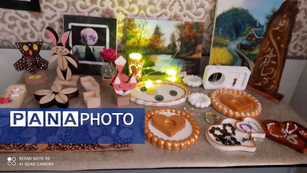 نمایشگاه صنایع دستی در دبستان احمدی مقدم چلیچه