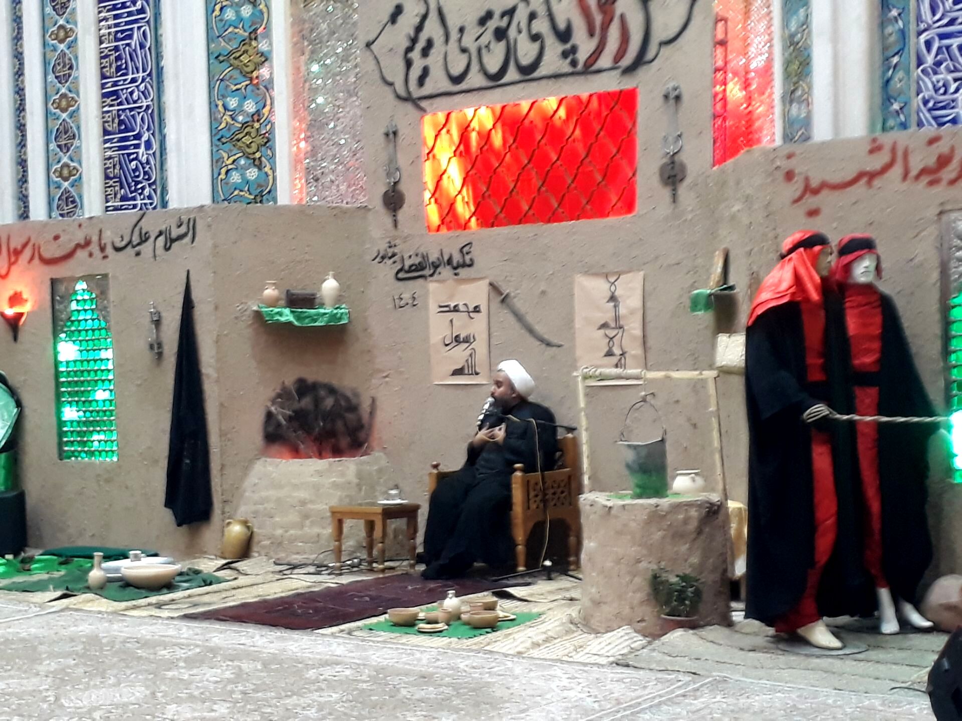 عزاداری دهه دوم فاطمیه در تکیه ابوالفضلی 
