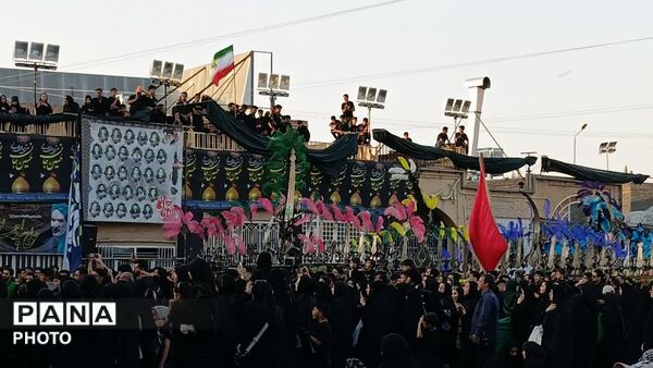 میدان شاه ولی میزبان عزاداران تاسوعا و عاشورای حسینی در تفت بود