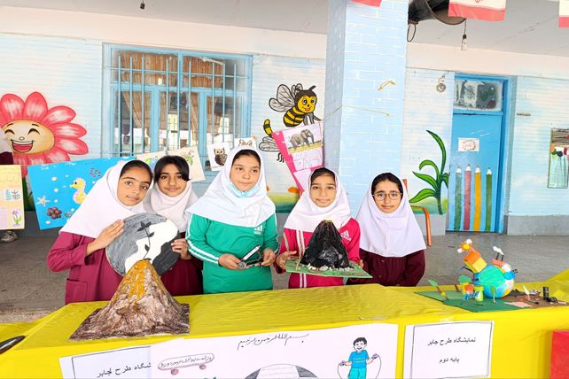 برگزاری طرح جابر دانشمندان آینده مدرسه شهید ابراهیم تنیده بندرعباس