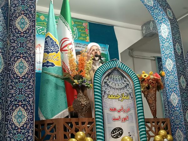 نماز عبادی و سیاسی در شهرستان خلیل آباد