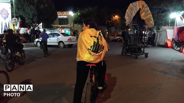 رژه دوچرخه سواران نوجوان اهر
