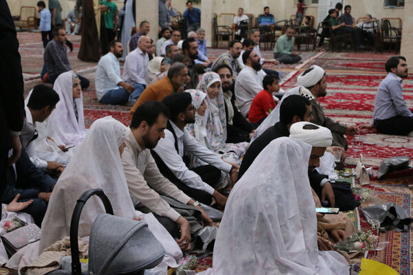 جشن ازدواج مسجدی 132 زوج جوان در قم - 2