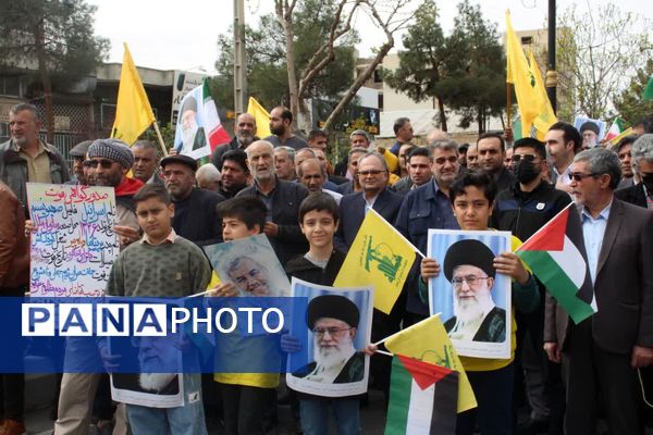 ابراز وحدت و همدلی سمنانی‌ها با مردم مظلوم فلسطین در روز قدس