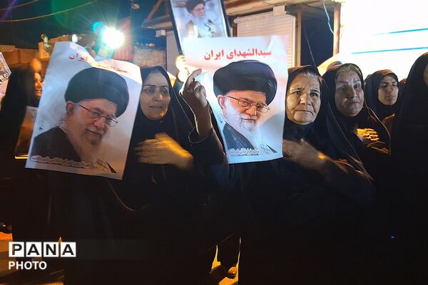 مراسم بزرگ عزاداری به‌مناسبت گرامیداشت شهادت جانسوز حضرت آیت‌الله امام خامنه در باشت