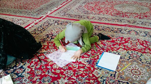 برپایی غرفه کودک در نمازجمعه کاشمر