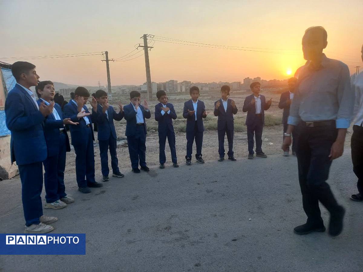 جلوه هایی از پیاده‌روی «امت احمد» در مسیر جمکران