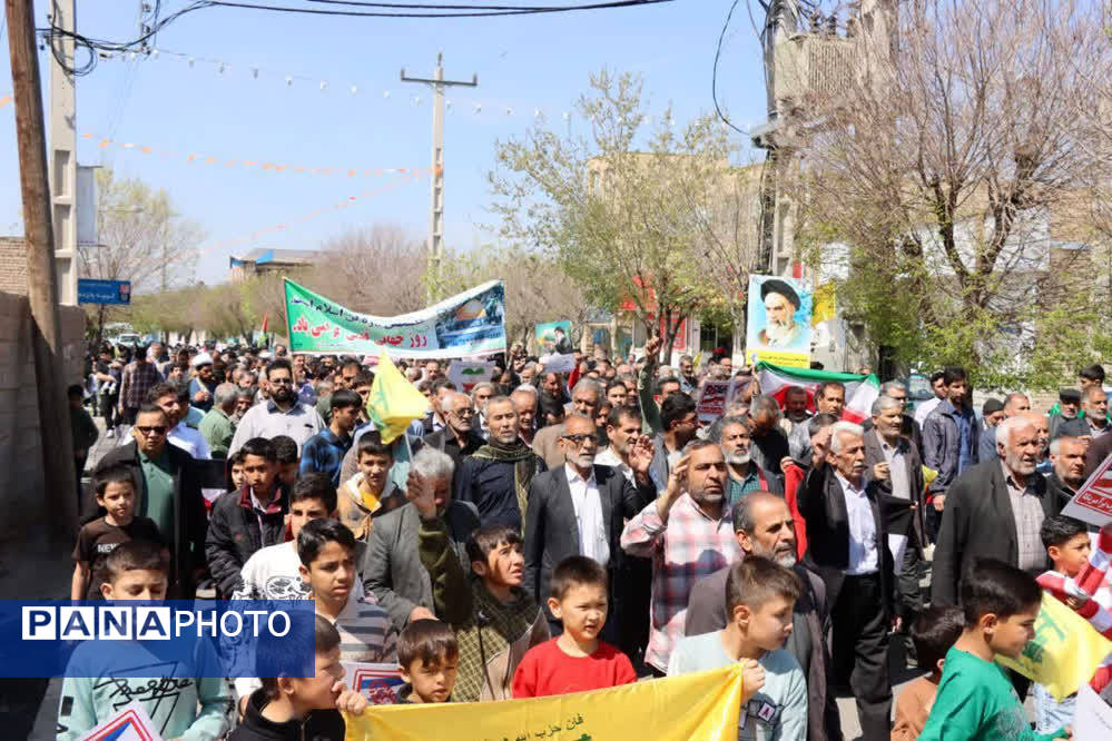 جلوه های از راهپیمایی روز قدس در کهک، جعفریه و روستای صرم قم