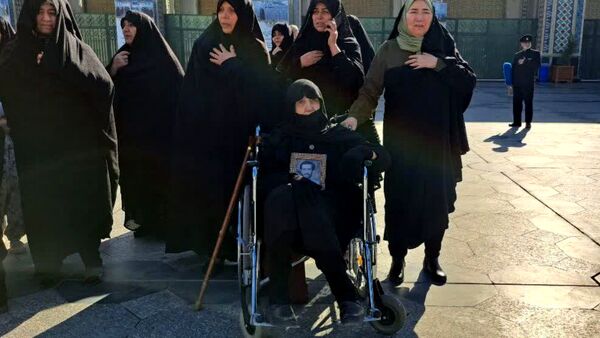 تشییع جانباز شهید دکتر موسی میرشکار در مشهد