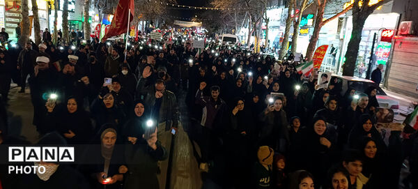 سوگواری مردم بجنورد در هفتین  شب شهادت امام شهیدشان