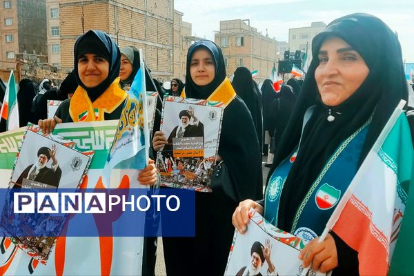 تجلی وحدت ملی در راهپیمایی ۲۲بهمن نصیرشهر 