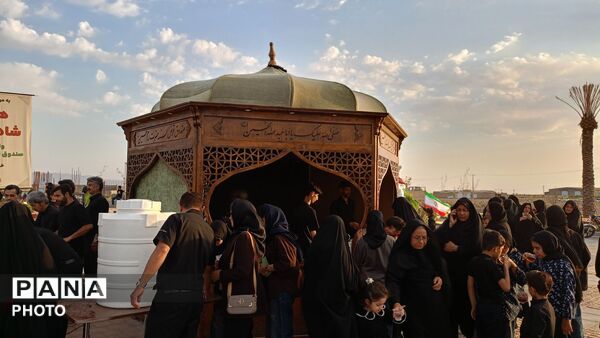 بازدید امام جمعه کاشمر از موکب صندوق امام حسین در محور کاشمر-خلیل آباد
