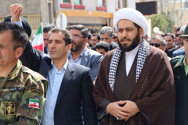 راهپیمایی روز قدس در شهرستان سرعین