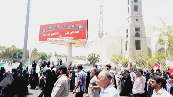راهپیمایی خشم و نصر در بندرعباس