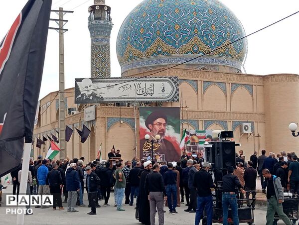 راهپیمایی روز قدس در شهر لطیفی لارستان