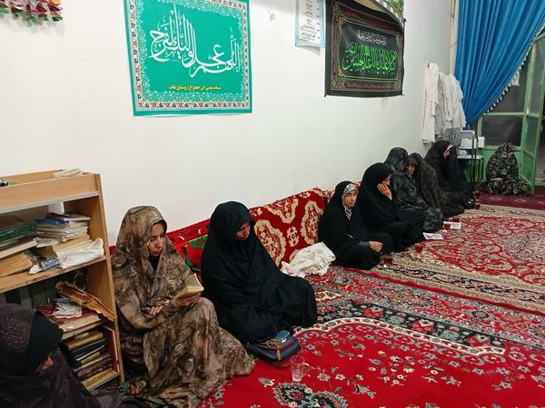 مراسم سوگواری در ایام ماه صفر در روستای نقاب