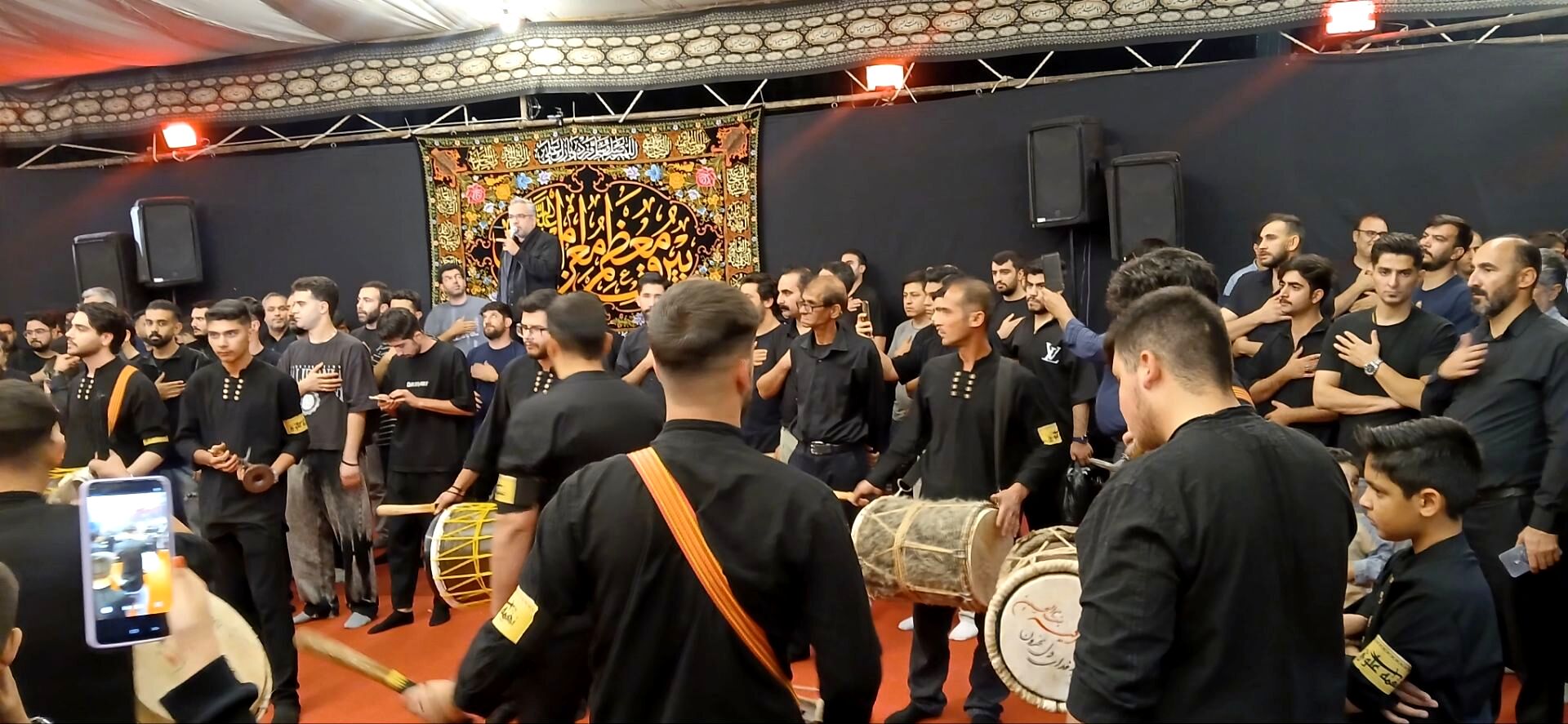 مراسم عزاداری دهه اول محرم در میدان صنعت ساوجبلاغ 