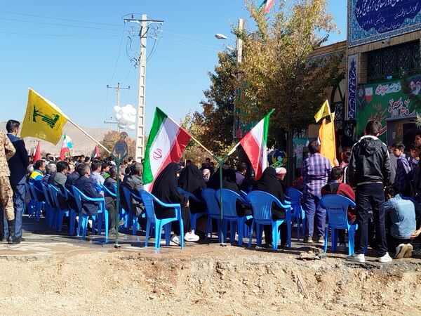 ثبت حضور پرشور مردم شهرستان بن در راهپیمایی ۱۳ آبان در قاب پانا