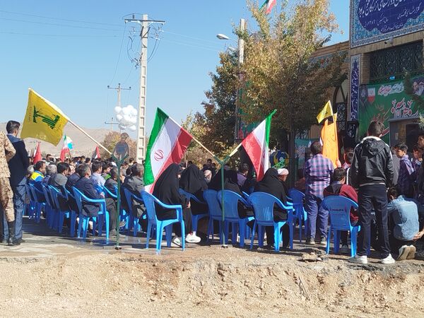 ثبت حضور پرشور مردم شهرستان بن در راهپیمایی ۱۳ آبان در قاب پانا
