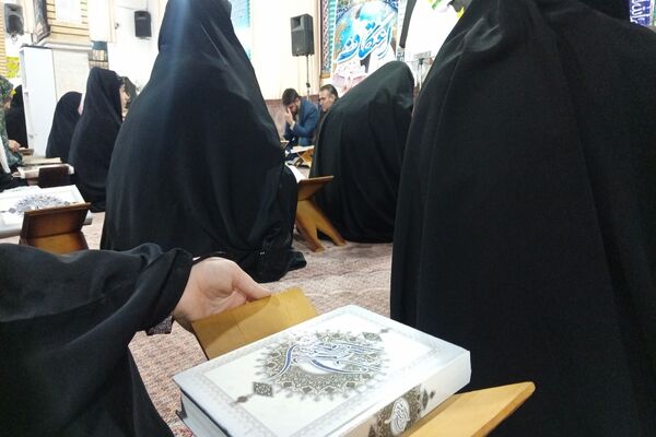 اعتکاف دانش‌آموزی درشهرستان مرزی پارس آباد 