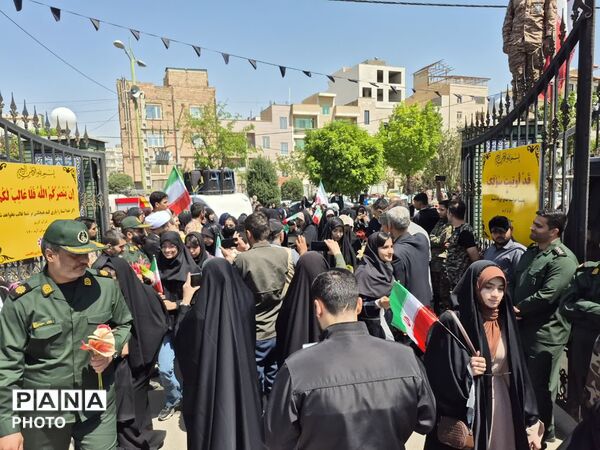 رزمایش دختران جان فدای پاکدشتی 