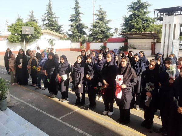 مانور بازگشایی مدارس عباس آباد 