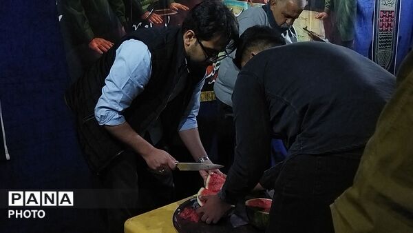 فعالیت موکب های بلوار فضل نیشابور در پنجاه و یکمین شب