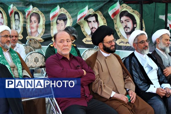 آیین سالگرد شهید آیت الله سعیدی و شهدای سادات استان قم 