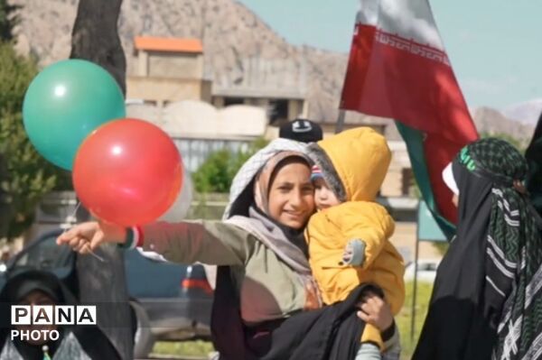رزمایش دختران جان فدای لردگان 