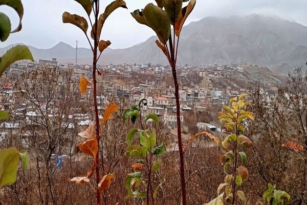 چهره شفاف و دل انگیز شهربارنیشابور با بارش  باران پاییزی  