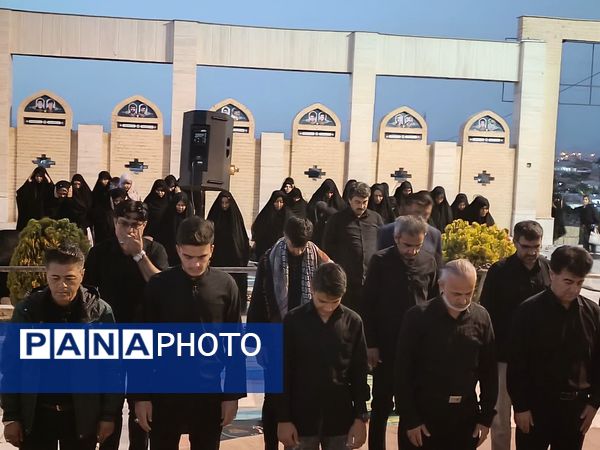 عزاداری روز دوم محرم در گلزار شهدای درق 