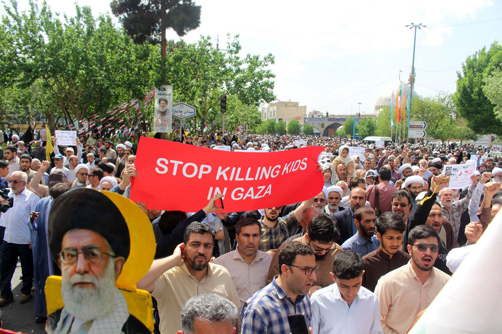 اعلام انزجار مردم قم از جنایات رژیم صهیونیستی در جمعه خشم