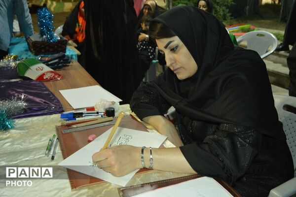 حضور فعال دانش‌آموزان دبستان شهید فهمیده در موکب شهدای دانش‌آموز ورامین