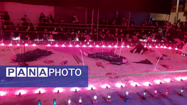 شمع‌های ماتم شام غریبان در لرستان