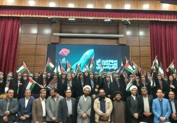 برگزاری اختتامیه لیگ جت(جهاد تبیین) دختران در اردوگاه شهید محمد منتظری شهرستان شهریار