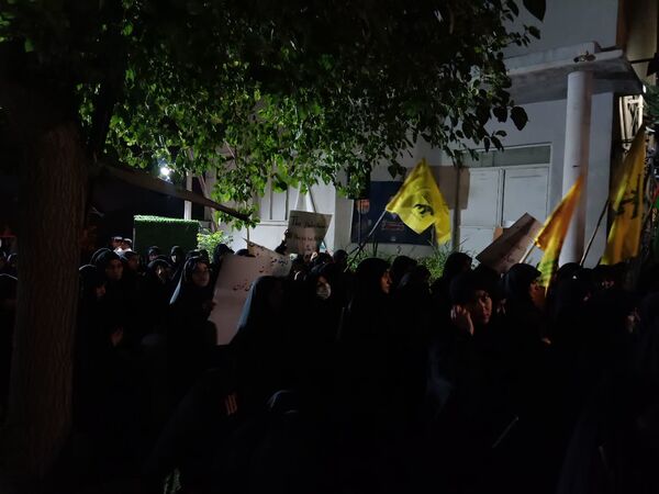 تجمع دانشجویان دانشگاه علوم پزشکی شیراز در محکومیت جنایت رژیم صهیونیستی
