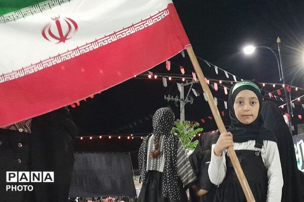 از کربلا تا ایران؛ عزاداران حسینی با پرچم ایران، پیام وحدت و استقامت را فریاد زدند