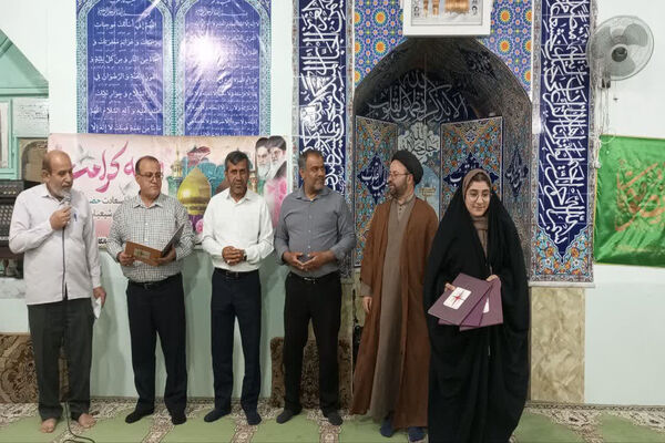 تجلیل از دختران هیات علی اکبر و پایگاه شهدا شبانکاره