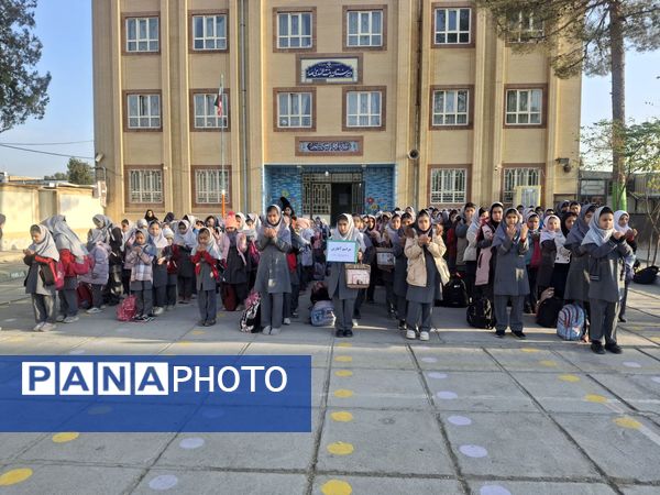 مراسم صبحگاه در شهرستان کاشمر