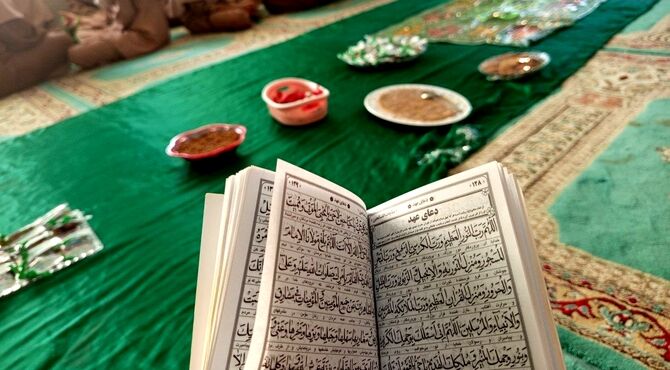 جشن میلاد امام زمان(عج) در مدرسه فروغ روستای رضوان