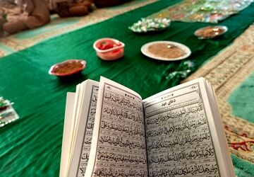 جشن میلاد امام زمان(عج) در مدرسه فروغ روستای رضوان