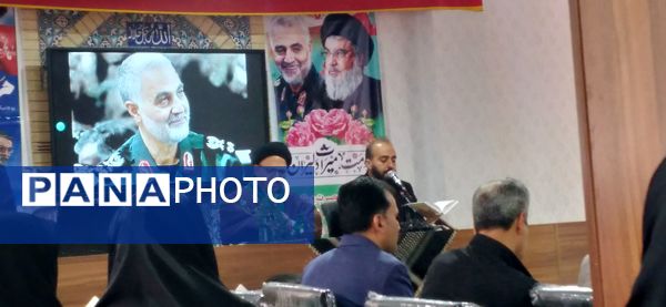 مراسم گرامیداشت شهید حاج قاسم سلیمانی در شهرستان سامان