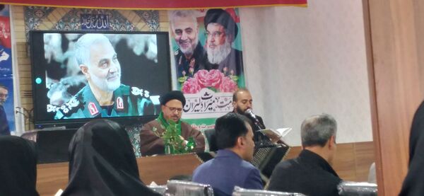 مراسم گرامیداشت شهید حاج قاسم سلیمانی در شهرستان سامان