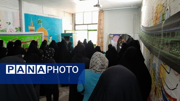 عزاداری دختران احلی من العسل به مناسبت شهادت حضرت رقیه(س)