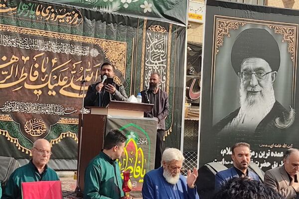 عزاداری حضرت زهرا(س) با شعار «یا زهرا؛ رمز پیروزی» در شهرقدس